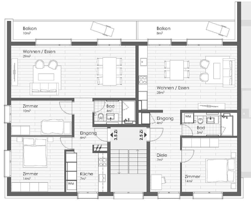 Totalsanierte 2.5-Zimmer-Wohnung mit sonnigem Balkon in Hinwil (8)