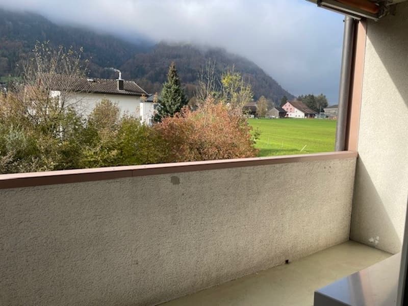 Charmante 1.5-Zimmer-Wohnung mit Balkon und Bergblick in Glarus Nord (8)