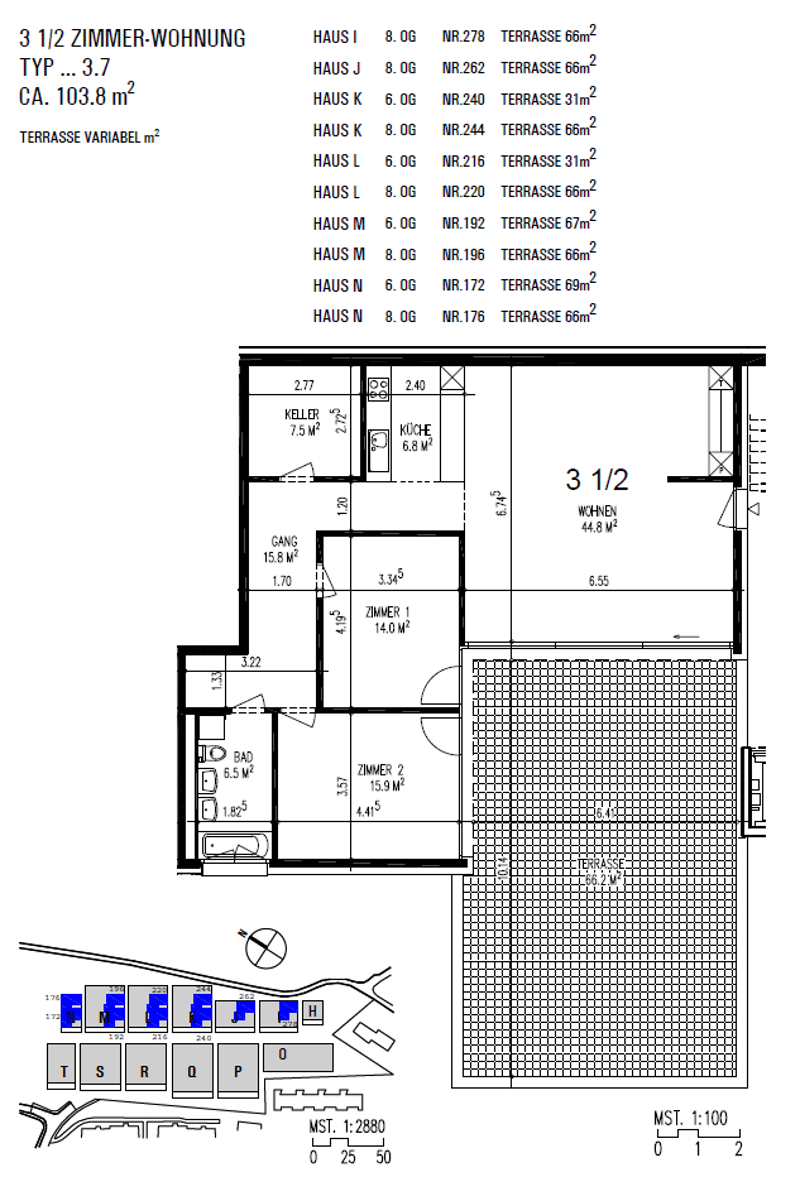 Moderne 3.5-Zimmer-Terrassenwohnung im 8. Stock mit herrlicher Aussicht in Winterthur (8)