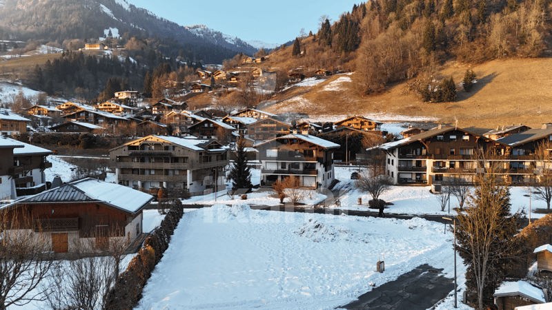 Buildable land in Praz-sur-Arly 855 m² for your chalet or real estate project, rare location (5)