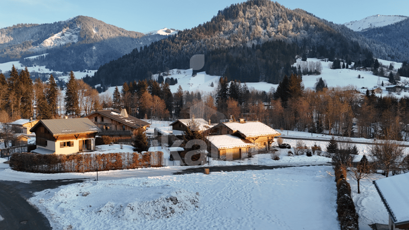 Buildable land in Praz-sur-Arly 855 m² for your chalet or real estate project, rare location (4)