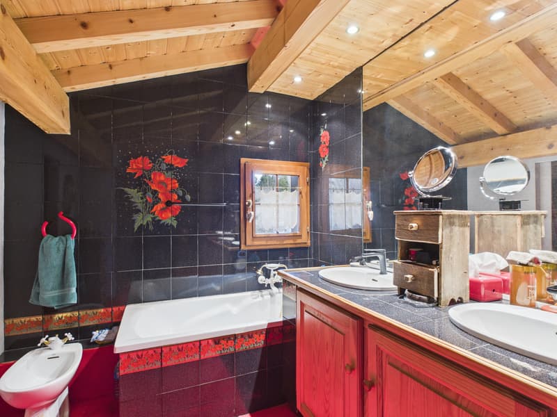 Chalet with Mont-Blanc view and terrace (12)