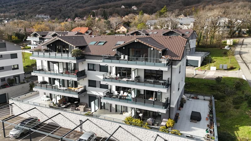 Recent T3 with terrace and Mont-Blanc view High standard and parking spaces ! (2)