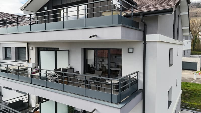 Recent T3 with terrace and Mont-Blanc view High standard and parking spaces ! (3)