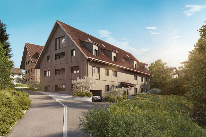 Spaziosa mansarda con ascensore direttamente nell'appartamento – nuovo edificio ad Aesch ZH (16)