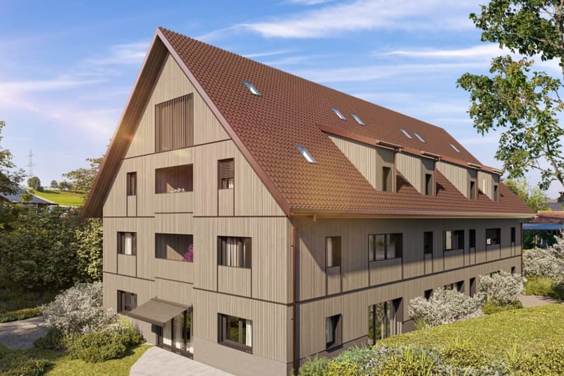 Spaziosa mansarda con ascensore direttamente nell'appartamento – nuovo edificio ad Aesch ZH (7)