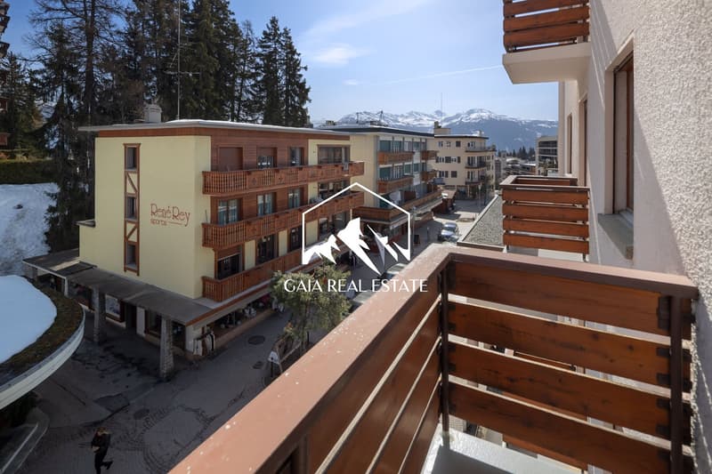 3.5 rooms in the heart of Crans Montana with a view and garage (11)