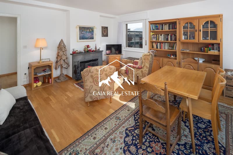 3.5 rooms in the heart of Crans Montana with a view and garage (3)