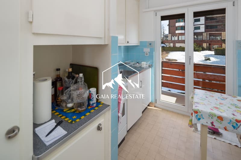 3.5 rooms in the heart of Crans Montana with a view and garage (13)
