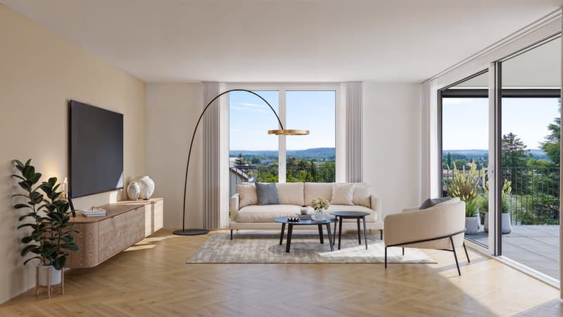 Appartamento nuovo di 4,5 locali con vista panoramica & balcone di 15 m², Orpund (4)