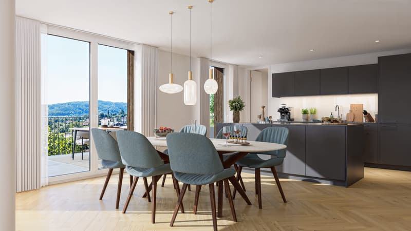Appartamento nuovo di 4,5 locali con vista panoramica & balcone di 15 m², Orpund (3)