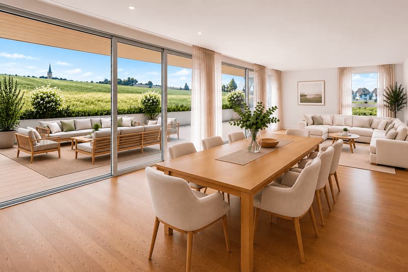 Wohnzimmer virt.Staging