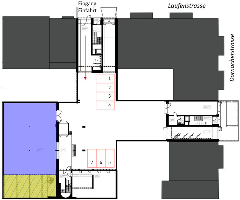 Shedhalle Grundrissplan
