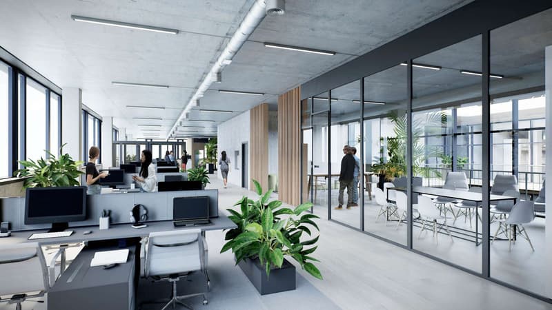 KUBUS 74 | Flexible Büro- und Gewerbeflächen ab 230 m² ? Bezug Frühling 2028