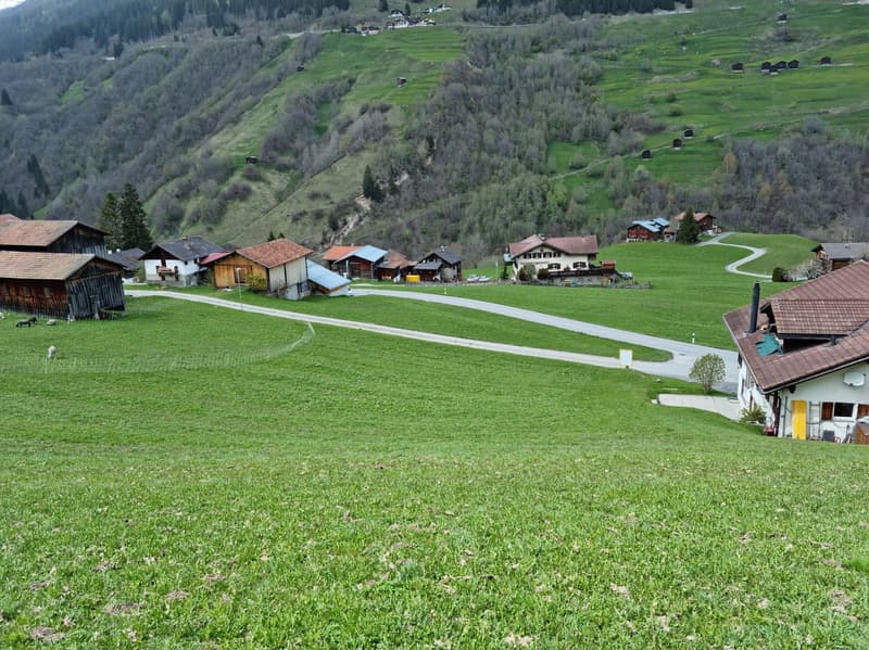 Building plot in a quiet location with a magnificent view in Surin/Lumbrein, Val Lumnezia (3)