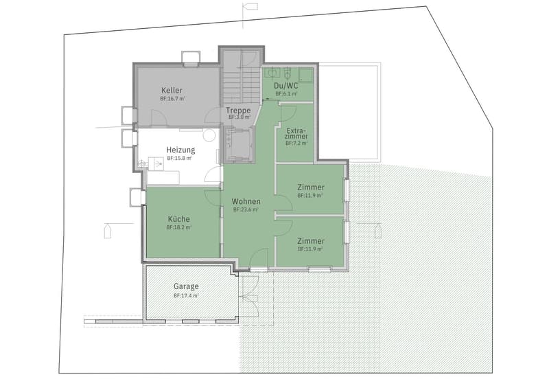 Modern 3.5-room apartment with extra room and stunning unobstructed view in Lumbrein (16)