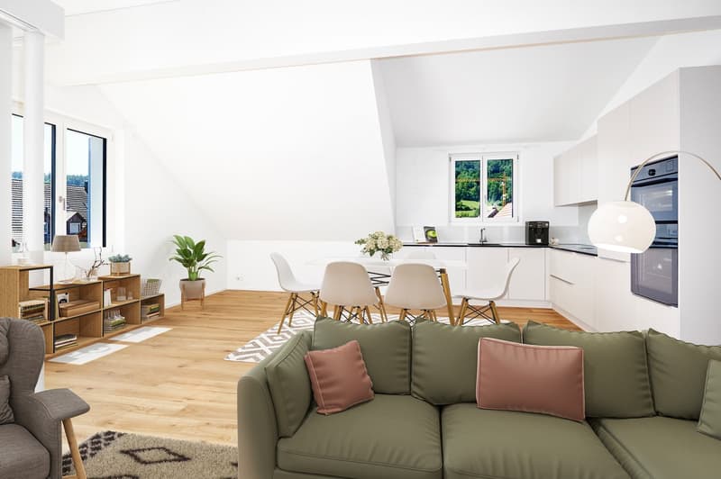 Modern attic apartment (3)