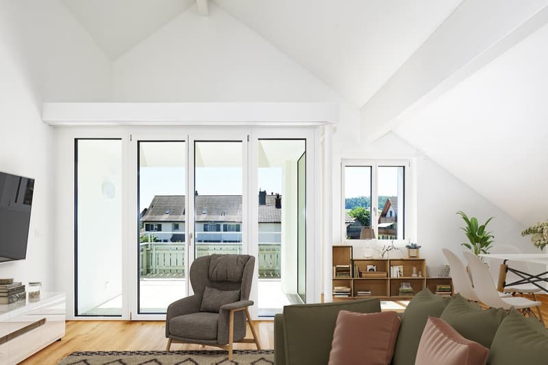 Modern attic apartment (2)