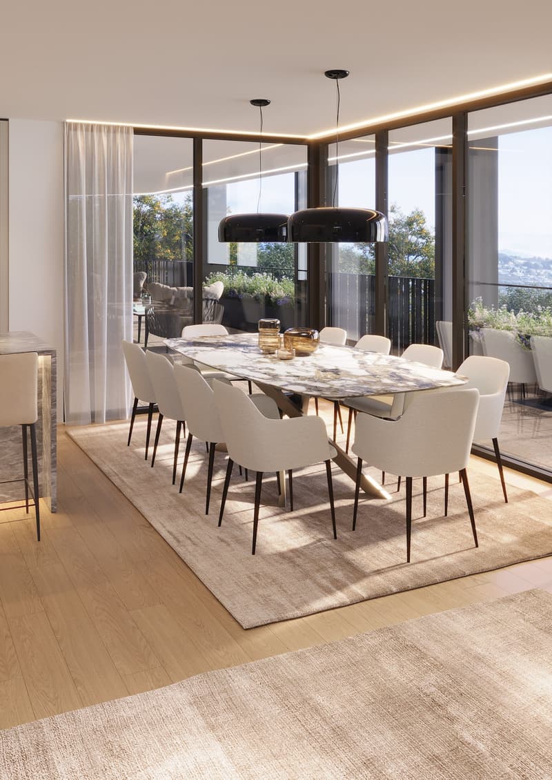 Appartamento 3.5 Locali con Giardino Privato – Residenza Oasis | Pregassona (2)