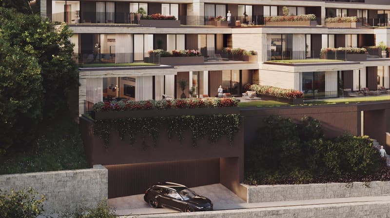 Appartamento 2.5 Locali con Terrazzo e Vista Lago – Residenza Foresta, Lugano (12)