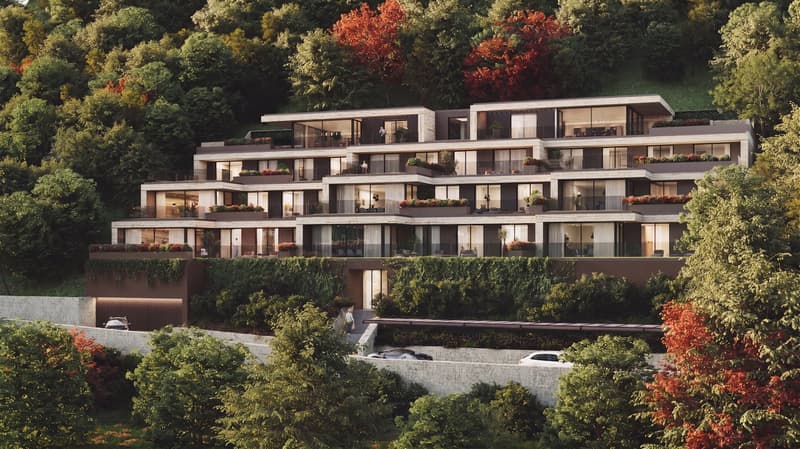 Appartamento 2.5 Locali con Terrazzo e Vista Lago – Residenza Foresta, Lugano (9)