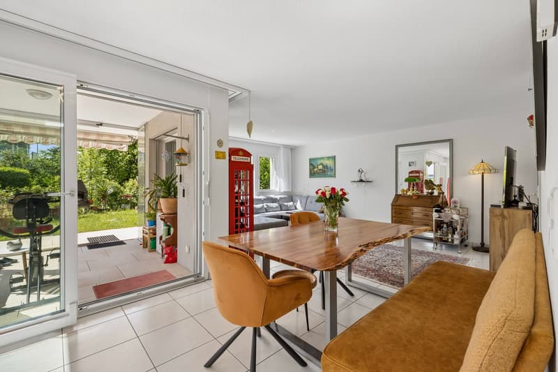 Well-maintained 3.5-room garden apartment with winter garden (6)
