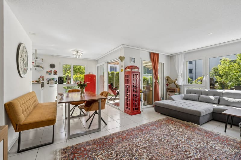 Well-maintained 3.5-room garden apartment with winter garden (7)
