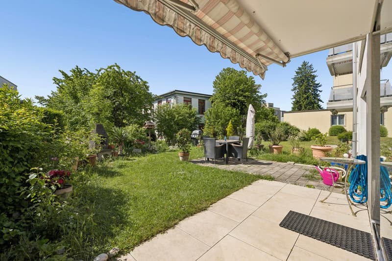 Well-maintained 3.5-room garden apartment with winter garden (3)