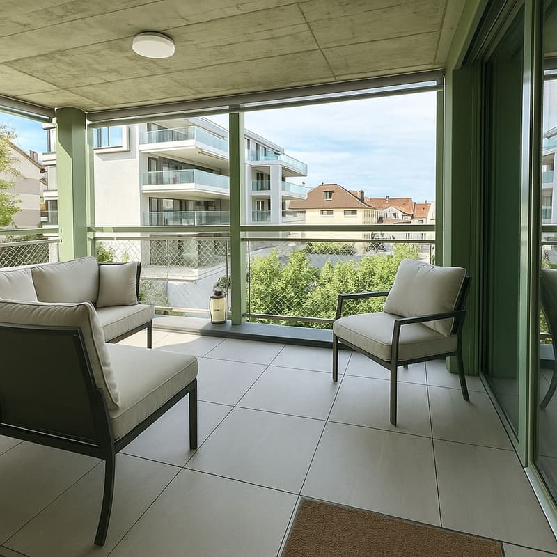 Terrasse West / Abendsonne