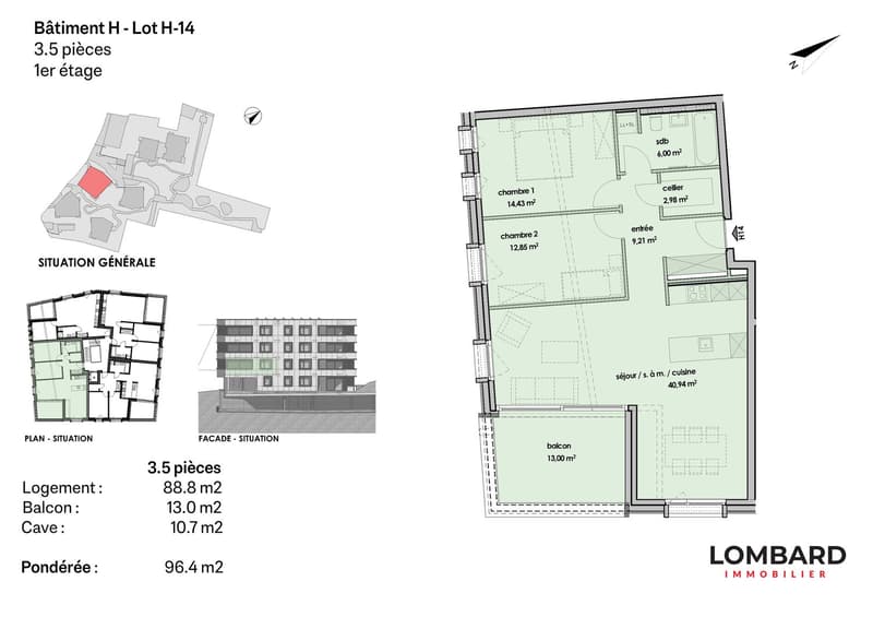 ***RISERVATO*** Appartamento di 3.5 locali al 1° piano (6)