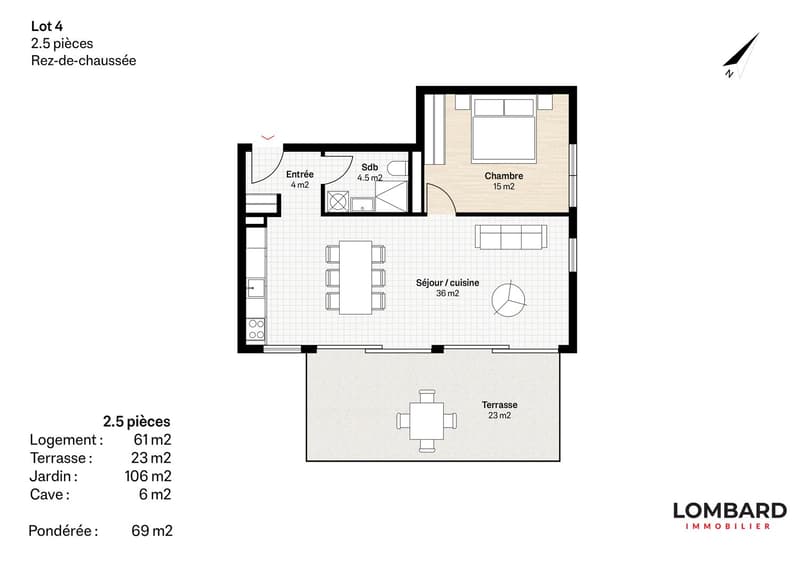 ***RESERVED*** New 2.5-room apartment on the ground floor (6)