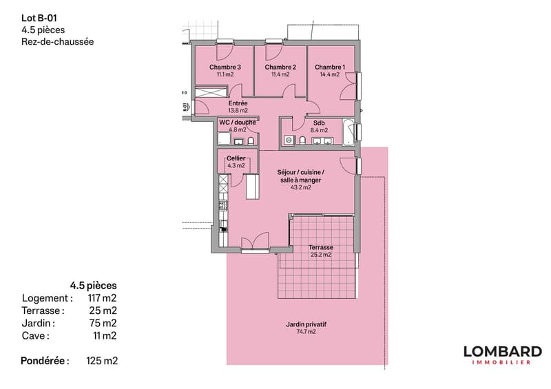 New 4.5-room apartment with garden (7)