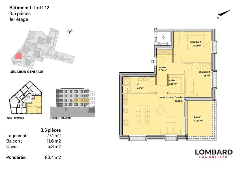 3.5-room apartment on the 1st floor (6)