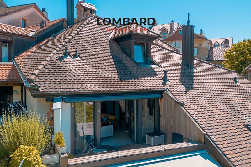 Charming 3.5-room duplex with a view of the lake (7)
