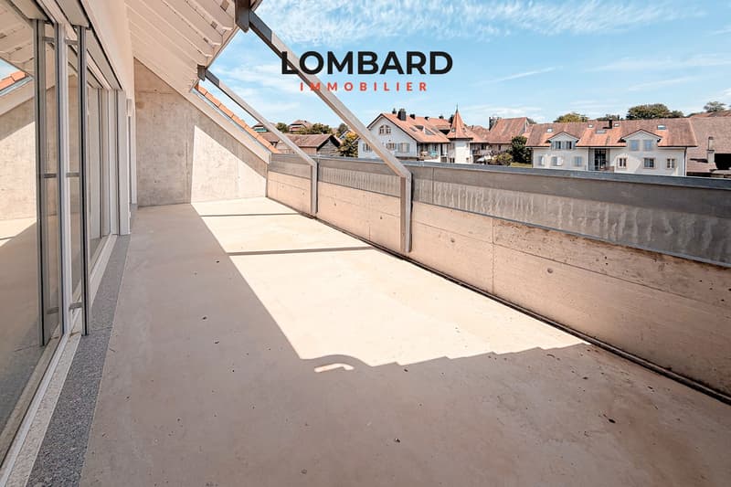 New 3.5-room attic apartment with large terrace (2)