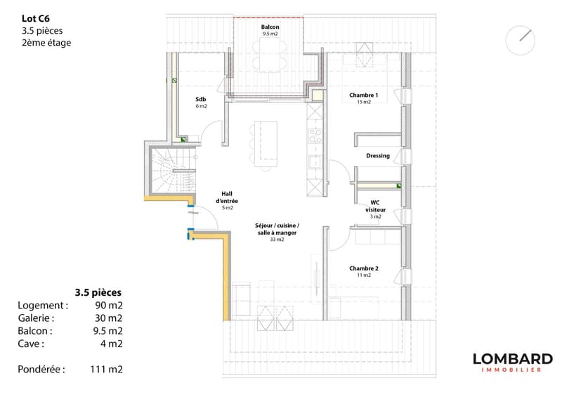 New 3.5-room apartment on the 2nd floor (12)