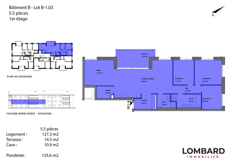 Appartement neuf de 5.5 pièces au 1er étage (5)