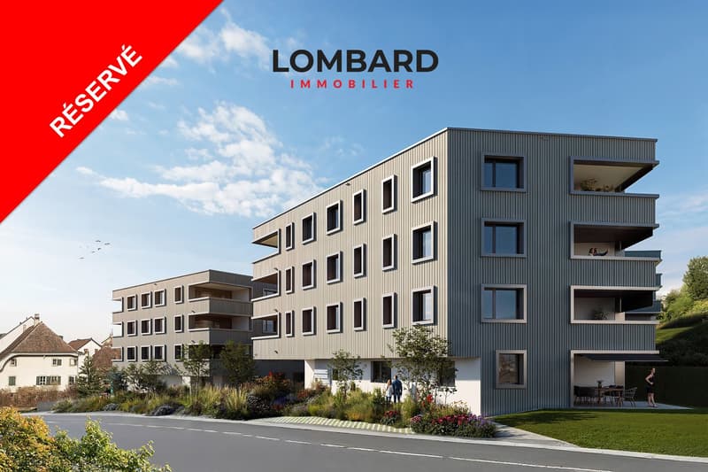 ***RÉSERVÉ*** Appartement de 4.5 pièces en rez-de-jardin (1)