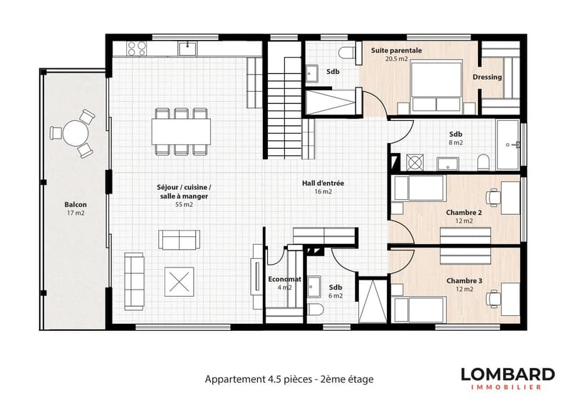 ***RISERVATO*** Appartamento eccezionale di 4.5 locali con terreno privato (11)