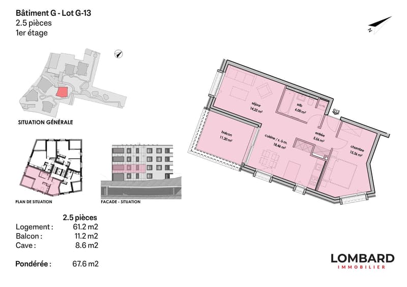 Appartement de 2.5 pièces au 1er étage (6)