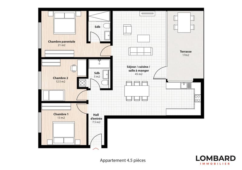 Spacieux appartement moderne de 4,5 pièces (9)
