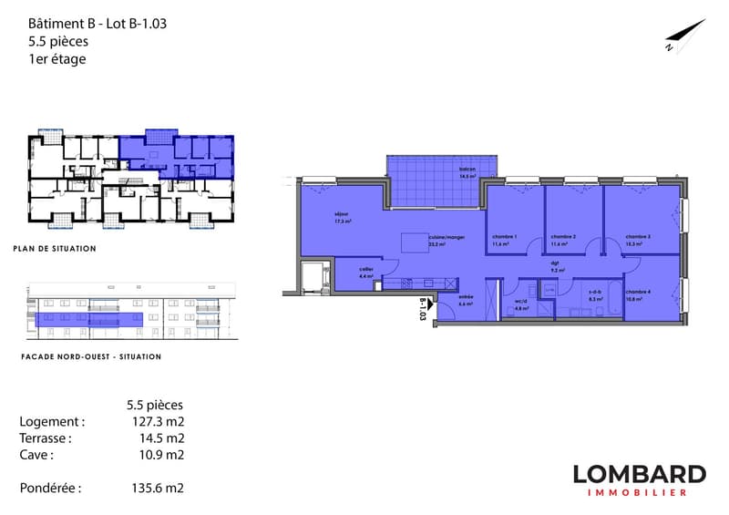 ***RÉSERVÉ*** Appartement neuf de 5.5 pièces au 1er étage (9)