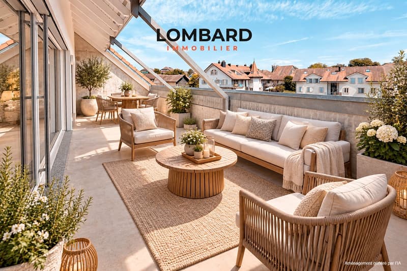 Attique neuf de 3.5 pièces avec grande terrasse (1)