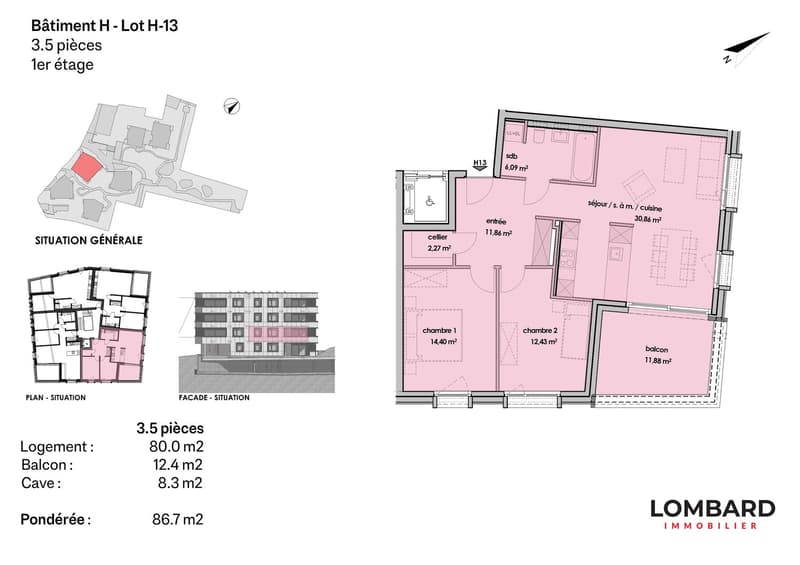 Appartement de 3.5 pièces au 1er étage (6)