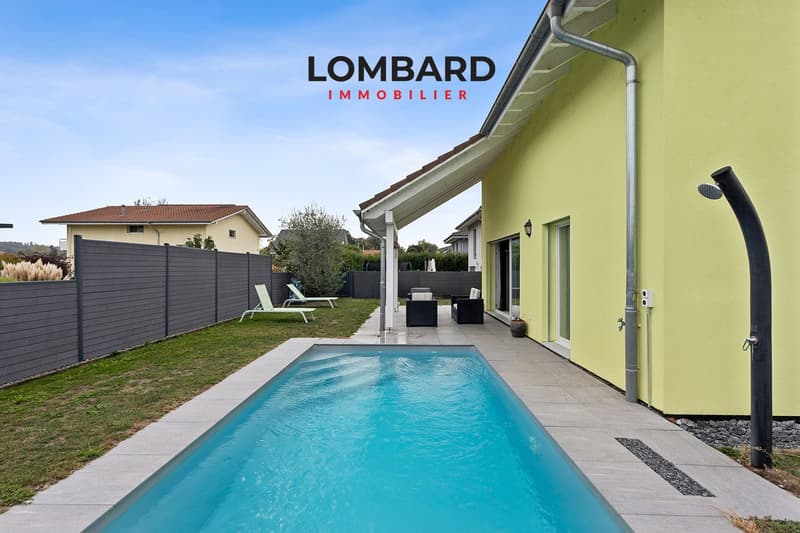 Villa individuelle moderne à deux pas du lac de Neuchâtel (1)