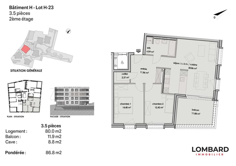 Appartement de 3.5 pièces au 2ème étage (6)