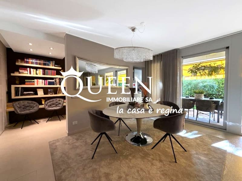 Lugano-Viganello: élégant appartement 5.5 pièces avec terrasse et jardin (6)