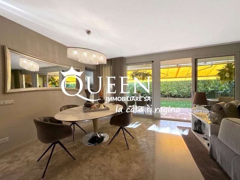 Lugano-Viganello: élégant appartement 5.5 pièces avec terrasse et jardin (2)