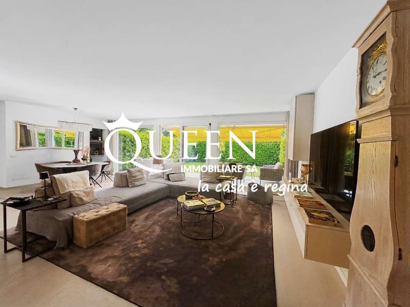 Lugano-Viganello: élégant appartement 5.5 pièces avec terrasse et jardin (4)