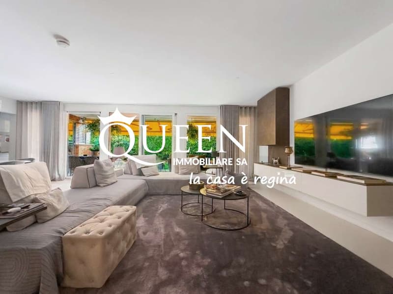 Lugano-Viganello: élégant appartement 5.5 pièces avec terrasse et jardin (5)